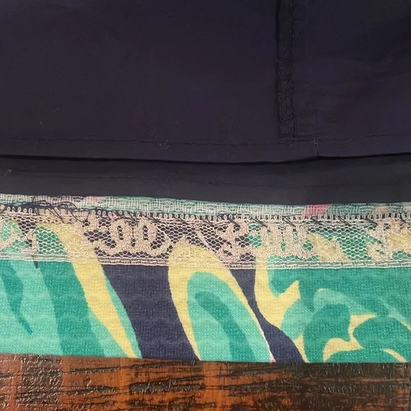 Lilly Pulitzer Cathy Tiger Palm green shirt dress - Picture 7 of 9